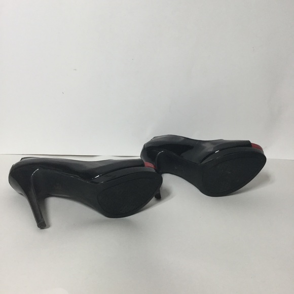 Mossimo Black & Red toe Stiletto High Heels Size 8 - Picture 4 of 14